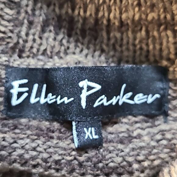 Ellen Parker Short Sleeve Sweater Dress with Cowl Neck, Size XL - Picture 7 of 8